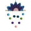 Rainbow Tapestry Boho Tassel Wall Ornament for Living Room Bedroom Wedding
