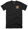 Skull & Pistons T Shirt Pocket Bike Clothing Motorbike Motorcycle Cafe Racer Top
