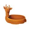 Cartoon Animal Shape Plastic Storage Basket Fruit Snacks Remote Controls Kitchen Decor