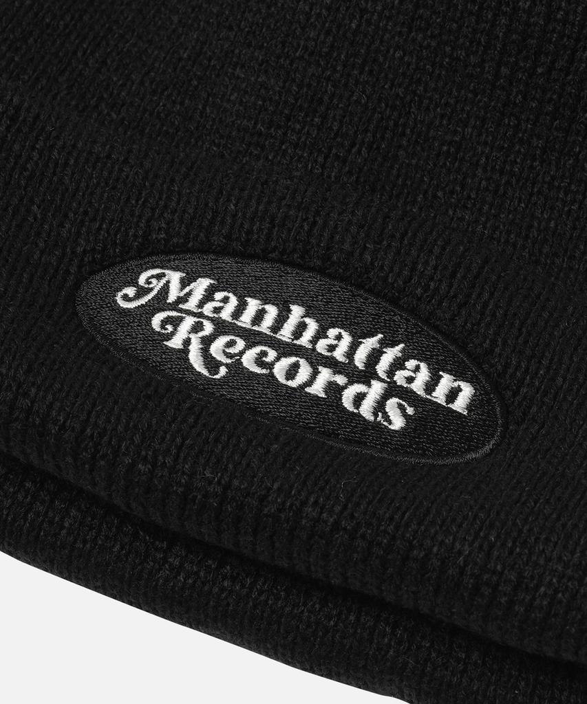 Maenhatanlekojeu Mr Oval Logo Beanie - Black
