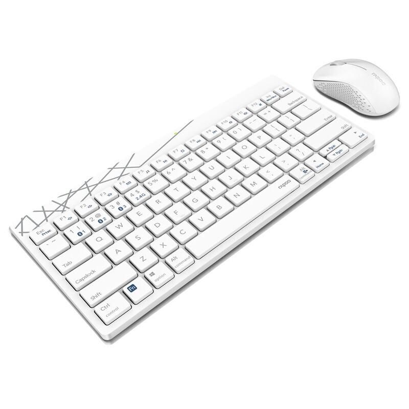 Rapoo 8000GT Wireless Bluetooth Multi-Mode Keyboard Mouse Combo