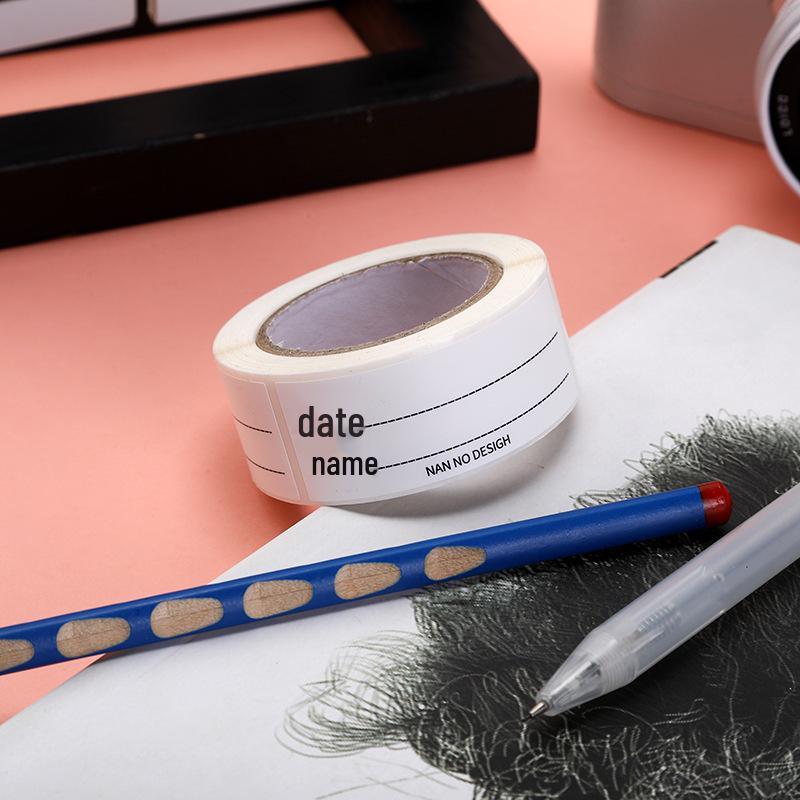 Tearable No-Trace Waterproof Food Classification Stickers for Refrigerator and Freezer