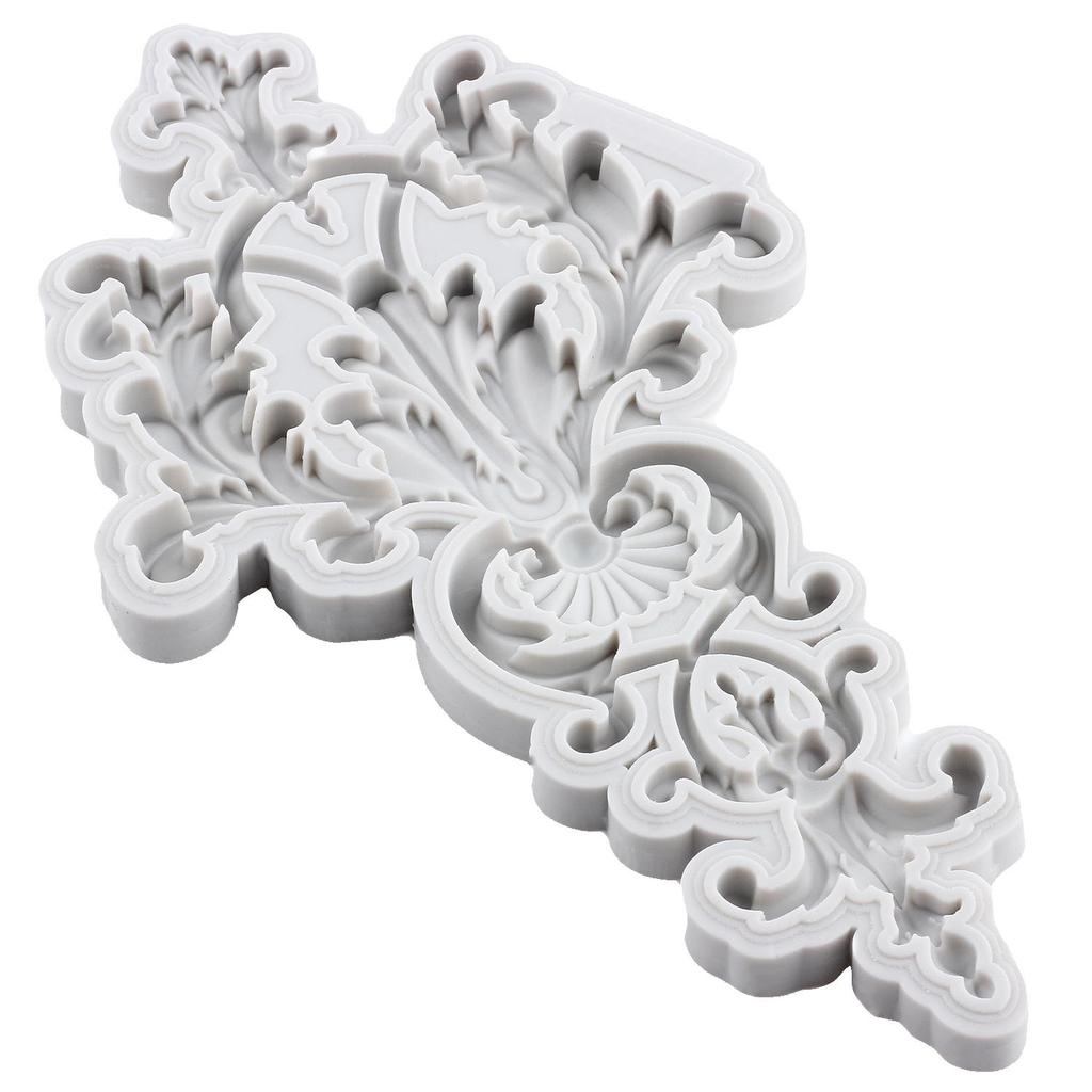 Baroque Silicone Mold Curlicues Scroll Lace Fondant Molds Cake Decorating Tools Cupcake Topper Candy Sugar Craft Gum Paste Polymer Clay