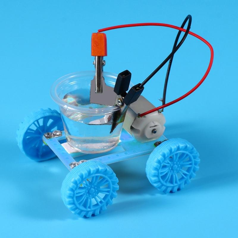 Saltwater Power Generation Vehicle Experiment Set Hands On Assembly Toy Kids Learning Toy for School Classroom Teaching