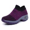 Large size dance shoes, sports and fitness single shoes, fly-woven mesh elastic socks, shoes 1 heightened No. 2