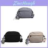 Nylon Small Square Bag With Zipper Pocket For Daily Casual Use