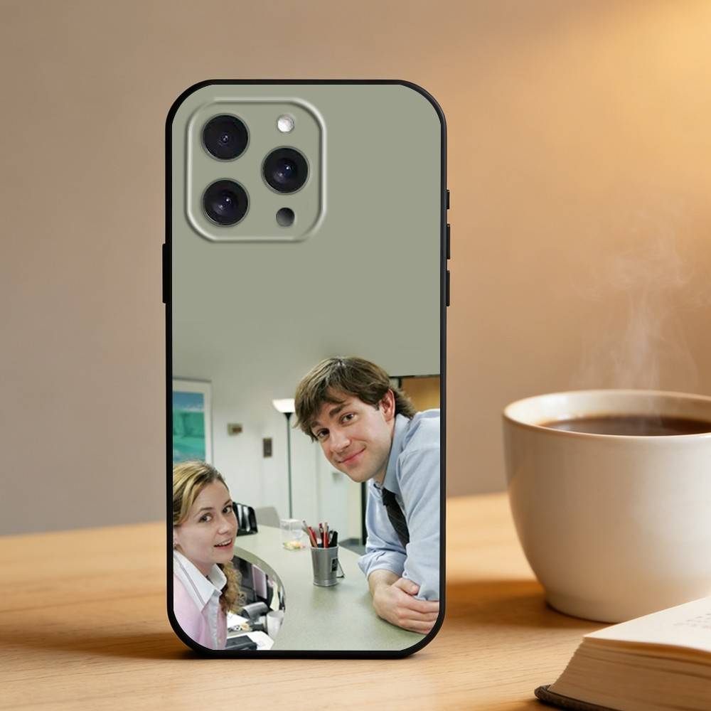Die O-Offices Heißeste TV-Show Handyhülle Für iPhone 16,15,14,13,12,17,Pro Max,Plus Silikon Schwarze Hülle