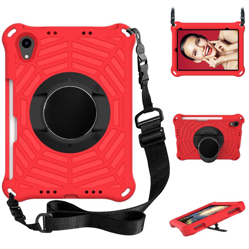 Mini6 portable shoulder strap protective cover with 360° rotating bracket for Mini5, Mini4 tablets - Eva anti-drop case