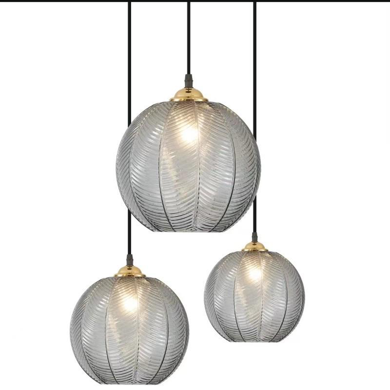 Designer Green Leaf Glass Pendant Light for Modern Spaces