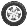 2pcs 52mm Aluminum Alloy Rr Tire Replacement Parts Fit for WPL D12 1/10 RC Truck (009)