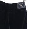 VERSACE made in Italy Velor-like Pants 40 black Women Used