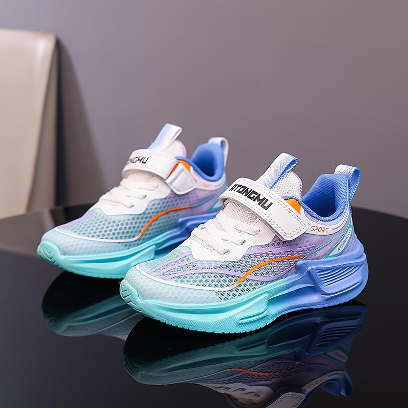 Astro Boys Running Shoes 2025 New Summer Ultra Light Children's Velcro Single Mesh Breathable Sneakers