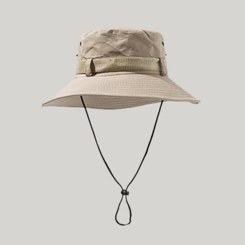 

Camping breathable mountaineering fishing hat men s shade spring and autumn women s versatile outdoor bucket hat fashion one size fits all хакі
