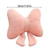 Stylish Bowknot Design Cushion Plush Fabric Back Support Throw Pillow For Home Office Use Sofa Couch Bedroom Decors