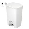 Touchless Trash Bin with Lid Slim Can, Pedal Step Design, Odor Proof Wastebasket, Narrow Can for Toilet Area Garbage Waste Basket, Office Kitchen
