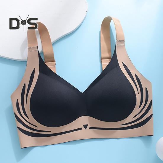 Lady Bra Seamless Thin Push-up 3D Full Cup Wide Shoulder Strap Anti-Sagging Supportive Lifting Shaping Sport Full Coverage Bra Lady Daily Exercise