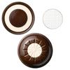 Haseen Roasting Clay Pot Direct Flame Can be Used for Dry Cooking (2-3 servings) Compatible, NCK-87