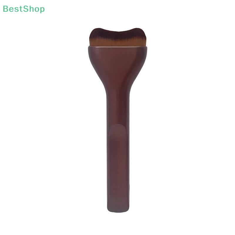 Small Pillow Foundation Brush, Seamless Makeup Flat-Head Foundation Brush, Irregular Fan-Shaped Makeup Tool