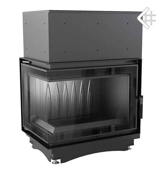 Cast iron fireplace KRATKI ZUZIA DECO left 15 kW Ø 200