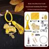 Song Jin DIY Keychain Kit: Year of the Horse Charm - Handcrafted Gift & Intangible Cultural Heritage