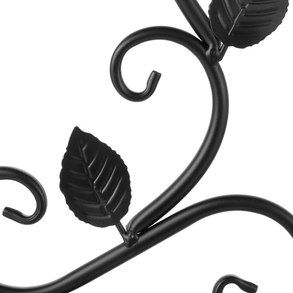 Rack Wall-mounted Metal Plant Bracket Wall Hanging Hook Garden Planter Hooks Flower Basket Bracket