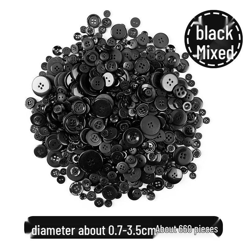 Kindergarten Creative DIY Colorful Resin Button Kit for Kids