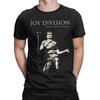 Joy Division Punk T-shirt Herr Bomullskläder Vintage Rockmusik O-hals Kortärmad