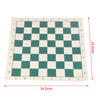 1Pc 34.5cm Portable Soft Rollable Leather Durable Chess Board For Educational Games Chess Board PVC Leather Chess Board