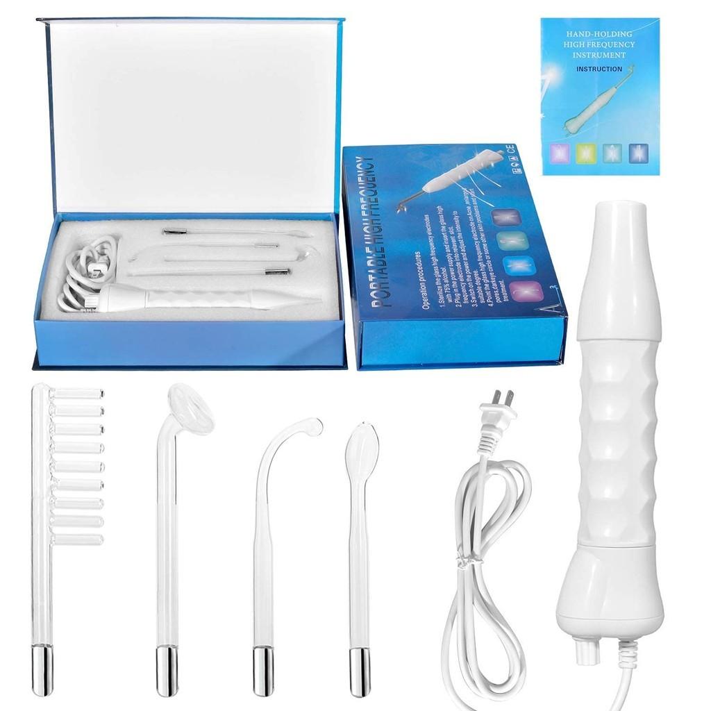Portable Handheld High Frequency Acne Treatment Instrument Skin Tightening Spot Wrinkles Remover Facial Care Machine