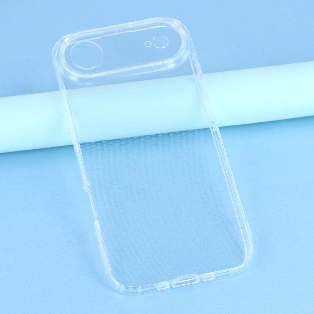 For iPhone 17 Air Case Airbag Protection TPU Clear Phone Back Cover Precise Cutouts
