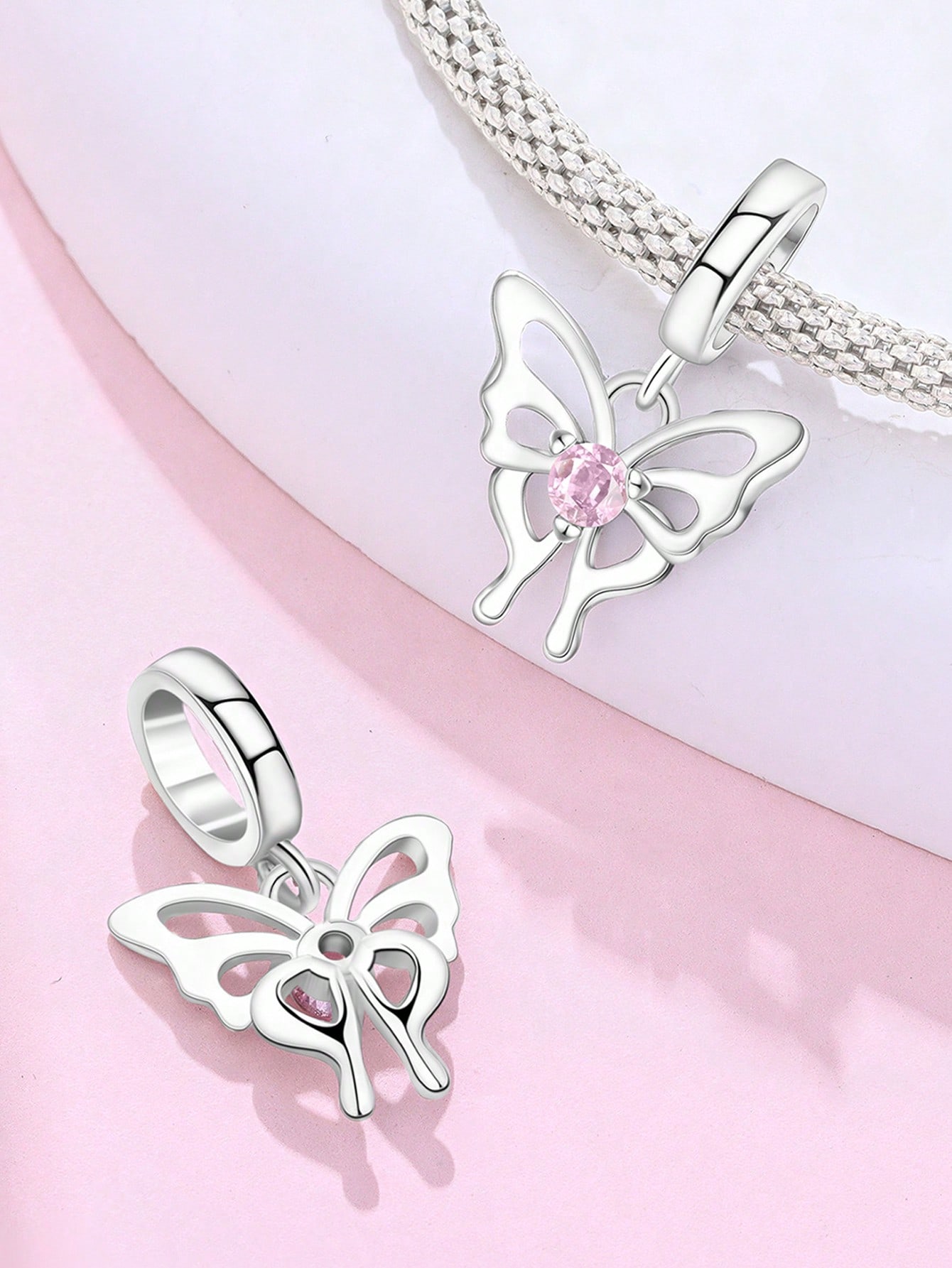 

Spring Butterflies Beads Charm Copper Plated Fit Charms Copperoriginal Bracelet For Jewelry Making Diy Charm