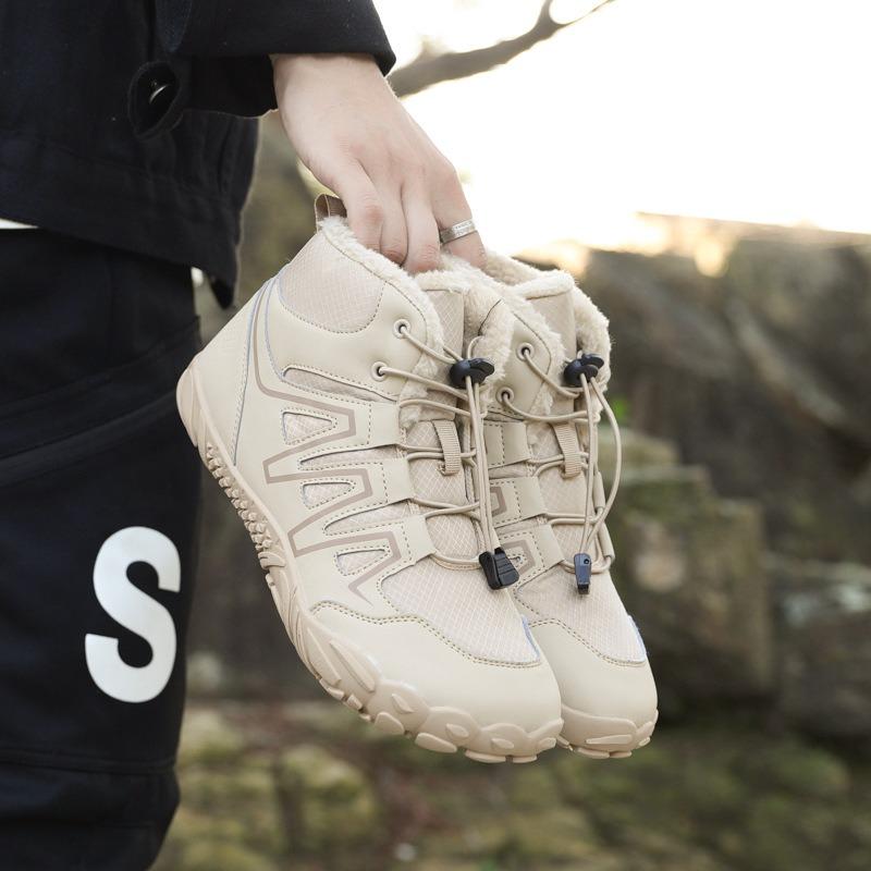 New cotton shoes men's and women's comfortable warm cotton boots piled thickened snow boots couple casual cotton shoes snow boots