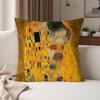 Federa Cuscino Il Bacio G-Gustav K-Klimt Adatta Per Camere da Letto Soggiorni Auto Decorazione Casa