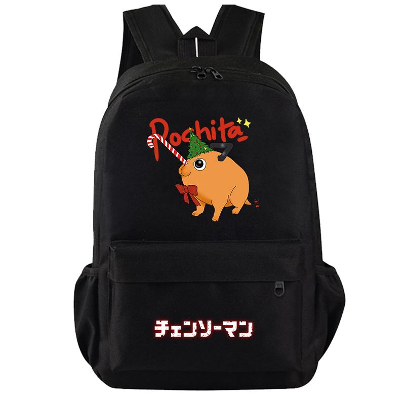 Anime Chainsaw Man Rucksack für Jungen Mädchen Hildren Zurück zur Schule Schultasche Student Kawaii Rucksack Luffy Nami Lysop Leichte Taschen
