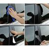 6pcs For BMW 3-Series E90 2005 2006 2007 2008 2009 2010 2011 2012 Gloss Black Pillar Posts Door Side Moulding Panel Sticker Cover