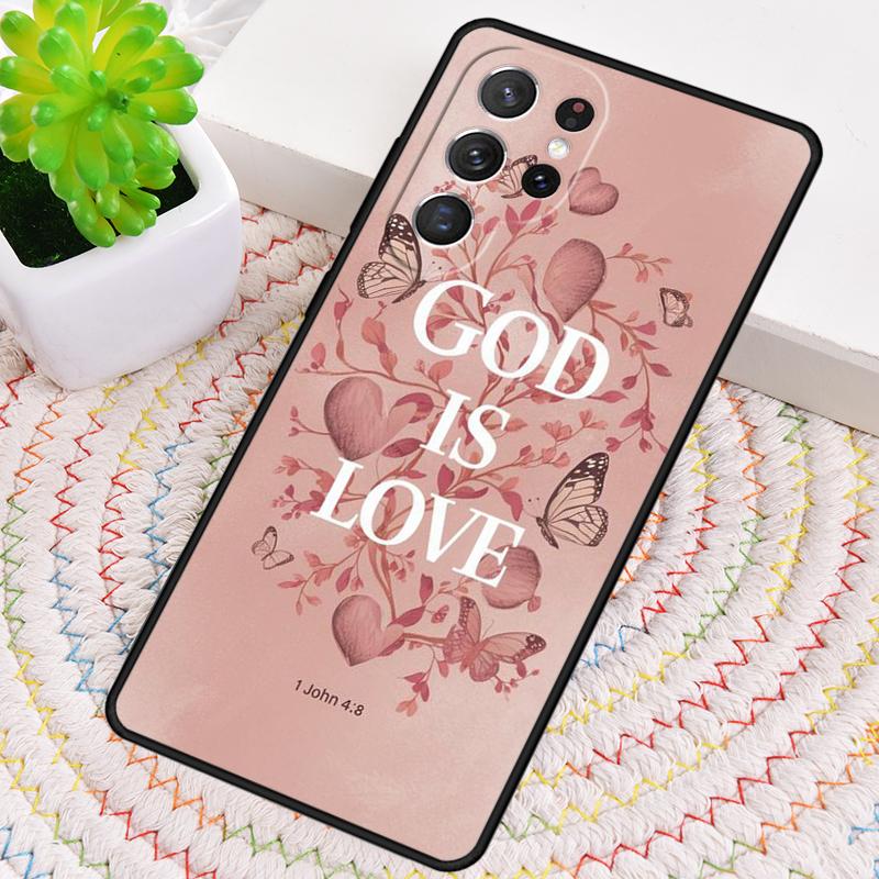 Christian Scripture Phone Case for Samsung Galaxy note 10 pro S26 Ultra S23 S24 FE S25 S21 S22 PLUS shockproof Cove