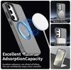 Transparent Case For Samsung Galaxy S25 Plus Case Galaxy S25 Magnetic Adsorption Wireless Charge Cover For Samsung S25 Plus Case