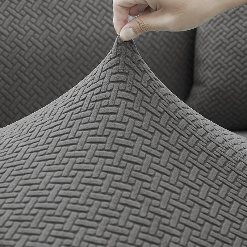 Huse de pernă de canapea jacquard pentru sufragerie Animale de companie Protector de mobilier pentru copii Polar fleece extensibil Huse detașabile lavabile pentru canapea