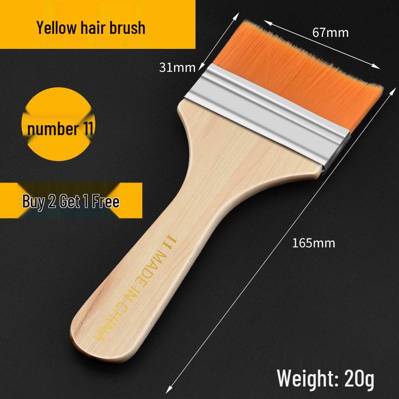 Soft Nylon Bristle Industrial Cleaning and Dusting Brush - No Trace, Wool, and Latex Paint Brush