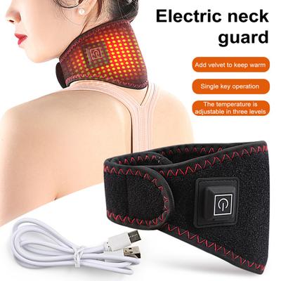 USB Nackenheizkissen 3 Temperatur einstellbar Nackenwickel Muskelkater Steifheit Zervikale Spondylose Schmerzen