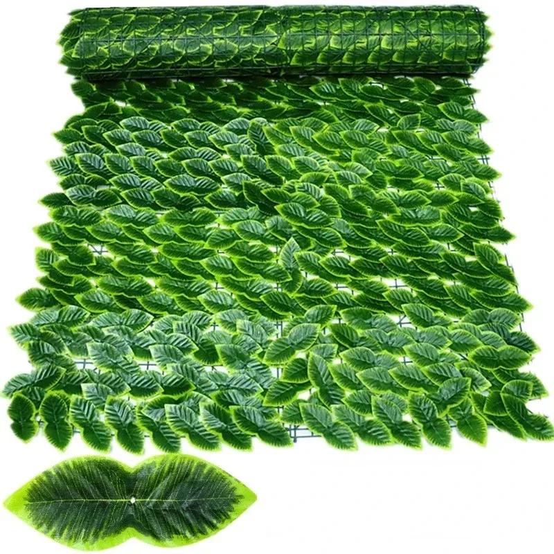 1X3M Privacy Fence Screen Outdoor Garden Backyard Plant Trellis Garden Decoration Outdoor Balcony Decorations Fake Plants