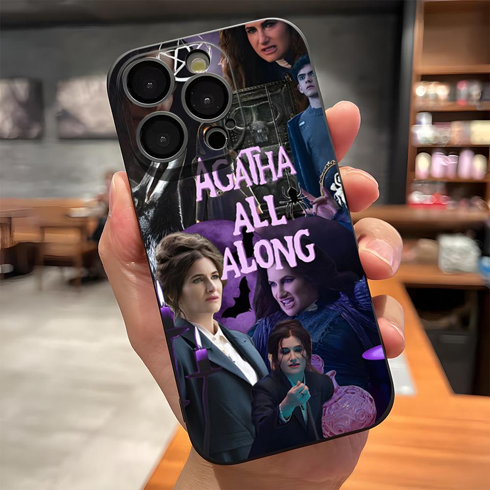 

Agatha All Along Phone Case For IPhone 17 Pro Max 15 Pro 16 14 Plus 12 13 Mini 11 Pro Shockproof Soft Cover iPhone16