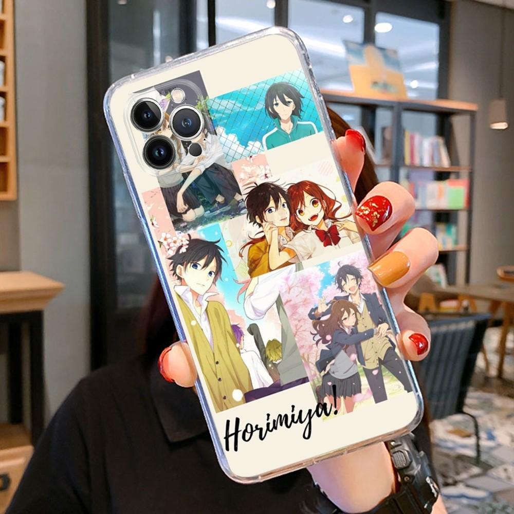 Anime Horimiya Phone Case For iPhone 15 14 11 12 13 Mini Pro XS Max Cover 6 7 8 Plus X XR SE 2020 Funda Shell