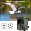 Solar Trail Camera 20MP 1080P Game Camera Infrared Night Vison Outdoor Wildlife Cameras Motion Activated for Outdoor Monitoring