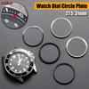 27.5mm*31mm Watch Dial Circle Plate for NH35/36 4R 6R Skeleton Movement Hollow Dial RIng for Seiko SKX007/009 Watch Accessories