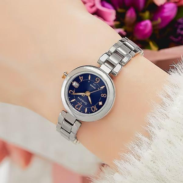 Casio SHEEN SHW-7100TD-2AJF [SHEEN Radio Controlled Model 10 Atm Waterproof Watch Titan Women's Metal Band]