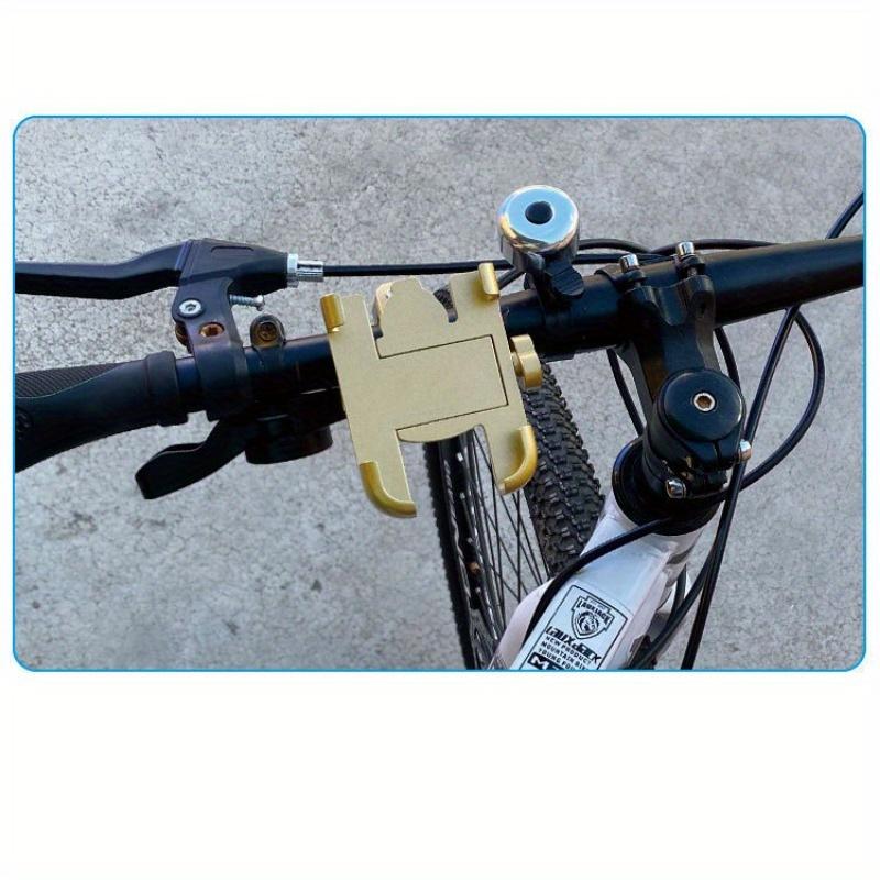 1Pc Aluminum Alloy Shock-absorbing Riding Equipment Bicycle Phone Holder Electric Bike Motorcycle Phone Clip