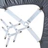 Triangle Is Fixed with Adjustable Elastic Sofa Cushion Comforter Bed with Metal Clamps Bed Sheet Clips Clothes Folder