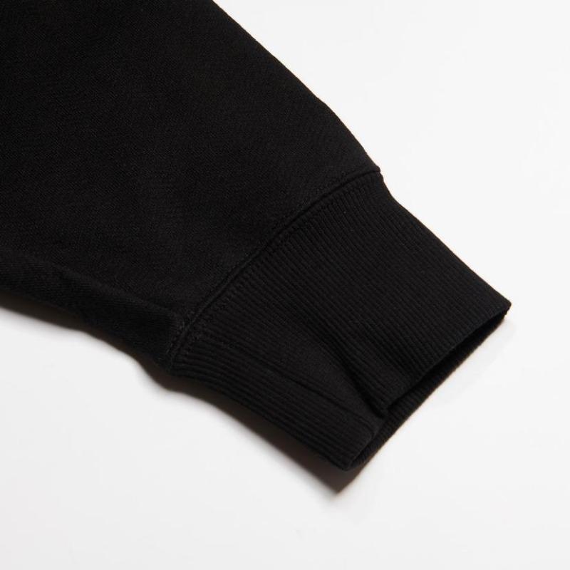 Puma Felpa alla moda stampata Pullover Unisex Felpa Nera 534667-01