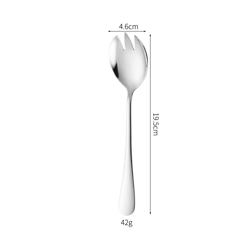 Stainless Steel Long Handle Soup & Dessert Spoon with Round Point – Western Tableware Series 1010